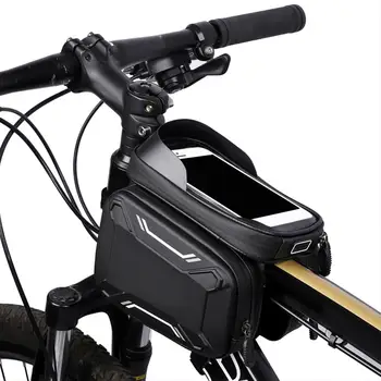 Saci de biciclete Fața Cadru MTB Sac de Biciclete Ciclism Accesorii Impermeabil Ecran Atingeți partea de Sus a Tubului de Telefon Sac