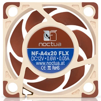 Noctua NF-A4x20 FLX 4cm fan 20mm Răcire ventilator 5V/12V si 3pin /4pin PWM grosime de disipare a căldurii șasiu mic ventilator