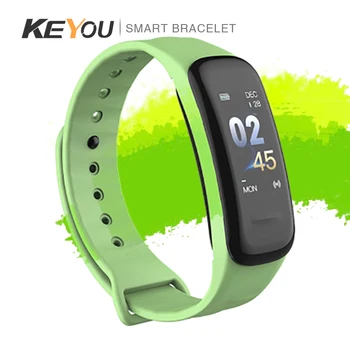 KEYOU-C1 plus brățară inteligent heart rate monitor de presiune sanguina sanatoasa bratara pas calorii calorii fitness brățară