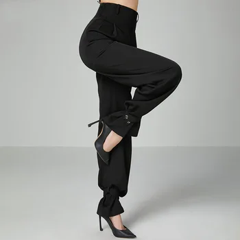 Dans Latino Pantaloni 2020 Nou Dans Pătrat De Dans Practică Haine De Moda Fascicul De Picioare Femei Pantaloni Lungi