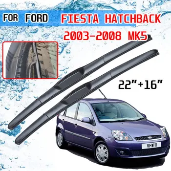 Pentru Ford Fiesta Hatchback 5 MK5 2003 2004 2005 2006 2007 2008 Accesorii Auto Fața lamela Ștergătorului de Parbriz Perii de Tip U J Cârlig