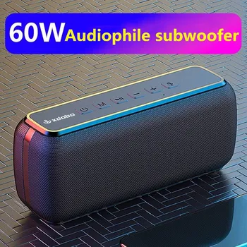 60W anti-drop bluetooth rezistent la apa portabil coloana bas difuzor subwoofer bass super USB/TF card centru de muzică bar de sunet
