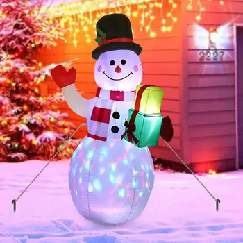 150cm Craciun Gonflabil de Zapada Papusa LED Noapte Lumină Figura Grădină Jucării Petrecere Decoratiuni de Craciun de Anul Nou 2021 Decor