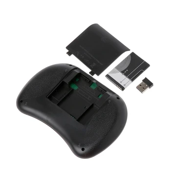 Reîncărcabilă 7/3 Color cu iluminare din spate i8 Tastatura Wireless 2.4 GHz Touchpad-ul Fly Air Mouse-ul PC TV PS3
