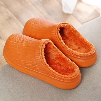 2020 Femei Bărbați Impermeabil de Iarna Papuci de Casa Cupluri EVA Cald Blană Papuci de Femei Interioară în aer liber Purta Pantofi Pentru Bărbați