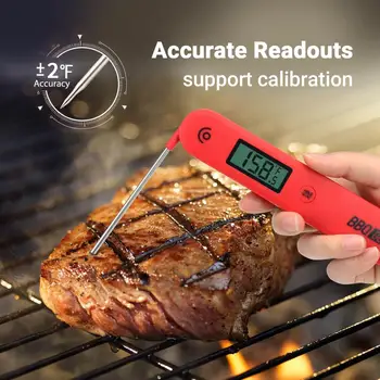 Inkbird BG-HH1C Ultral Repede Digital Citire Instantanee Alimente Bucătar Termometru de Carne Pliabil cu Sonda pentru Carne Grill GRĂTAR de Fum Lapte
