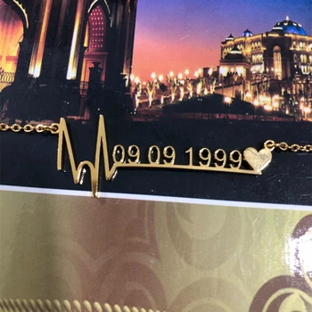 Moda personalizate din Oțel Inoxidabil Numele Colier Scrisoare Personalizata de Aur și argint de Culoare Cravată Colier Pandantiv cadou de Ziua Mamei