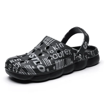NOI de Vara Barbati Gaura Pantofi Sandale Unisex Respirabil în aer liber, Non-Alunecare de Plajă Papuci de casă moda ușoară tendință de lumină pantofi de mers pe jos