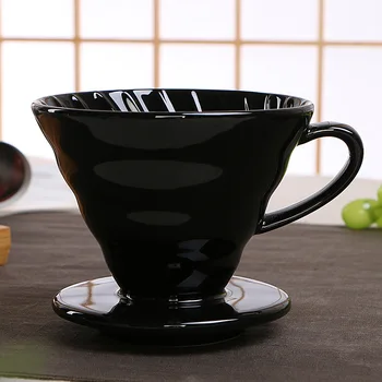 2-4 Ceramice Ceașcă De Cafea Espresso Ceașcă De Cafea Filtru Cupe V60 Pâlnie De Picurare Mână Cana Filtre De Cafea Accesorii Pentru Concurs