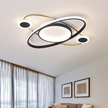Recent Listate Moderne LED Lumini Plafon Fixare Living Studiu Dormitor, Bucatarie cu Montare pe Suprafață Control de la Distanță lampă de Plafon