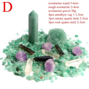 Amestecat Naturale Cristal Ametist Wandpoint Pietriș Set Prime Minerale-Specimen Rock Colorate Chakra Stone Reikihealing Decor Acasă