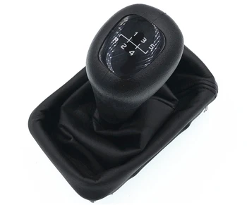 Negru cu 5 Viteze Butonul de Schimbare de Jambiere de Boot Acoperi HZTWFC-10.3 Pentru Mercedes Benz W202 C CLK W208 W210 E