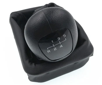 Negru cu 5 Viteze Butonul de Schimbare de Jambiere de Boot Acoperi HZTWFC-10.3 Pentru Mercedes Benz W202 C CLK W208 W210 E