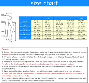 Ciorapi de compresie pentru Femeile Medicale de Compresie Ciorapi Femei Bărbați De 20-30 MmHg Edem, Varice