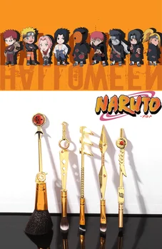 Hot Nou Naruto Perie Cosmetice Costume Cosplay Accesorii Elemente De Recuzită Golden Lady Femei Fată De Desene Animate Frumusete Machiaj Instrument De Cadou De Lux