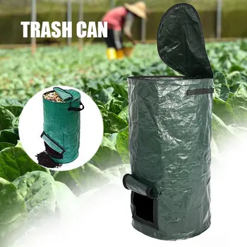 Noi Reuseable Grădină Frunze de Deșeuri Pot Curte Compost Bin pentru Fructe Deșeuri de Bucătărie Cultivator de Gunoi-30