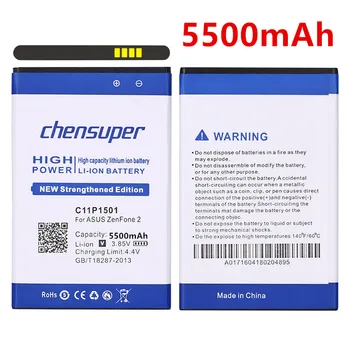 Chensuper 5500mAh C11P1501 Telefon Bateriei Pentru ASUS ZenFone 2 Laser Selfie ZE550KL ZE601KL Z00LD Z011D ZD551KL Z00UD ZE600KL