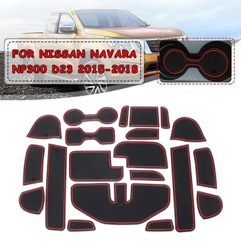 20 Buc/Set Anti-Alunecare de Cauciuc, Cupa de Perna Ușa Caneluri Mat Styling Auto Autocolante Accesorii Pentru Nissan Navara NP300 D23-2018