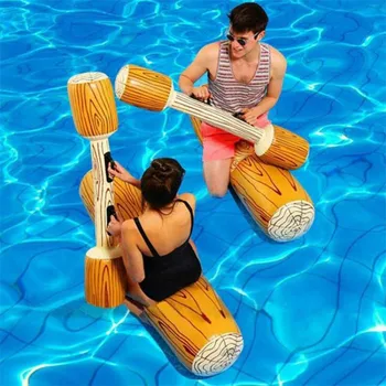 Vara in aer liber, Piscina Plaja Gonflabile Înot Inele Femei bărbați Dublu Bate Înot Conecta Stick-Set Inel de Biliard sporturi nautice