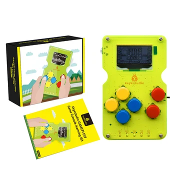 Keyestudio GAMEPI ATMEGA32U4 DIY Kit HandheldCon W/OLED Mașină de Joc de Consola Starter Kit pentru Arduino compatibil cu ARDUBOY