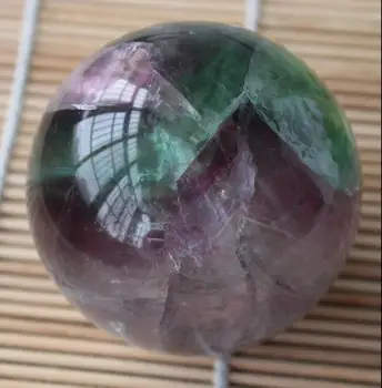 Naturale colorate fluorit mingea lustruire glob de cristal