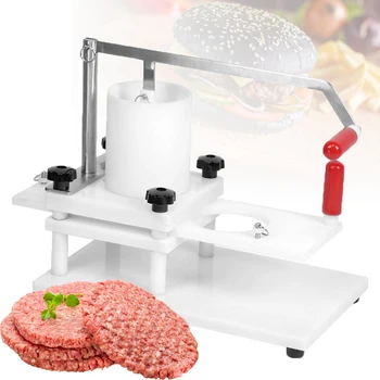 Singură Gaură Manual PE Material Burger Apăsați Patty Filtru Presor Hamburger de Vită Carne de Chiftele Modelarea Formarea Machine Instrument de Bucatarie