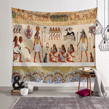 HD Cultura Egipteană Antică, Tapiserie Home Decor Agățat de Perete Masă de Picnic Mat de Dormit în aer liber Pad Fundal Fotografie TT50