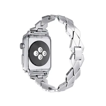 Curea din otel inoxidabil pentru apple watch band 44 mm 42 mm 38 mm 40 mm link brățară încheietura trupa pentru iwatch 5 4 3 2 1 cataramă de metal curea