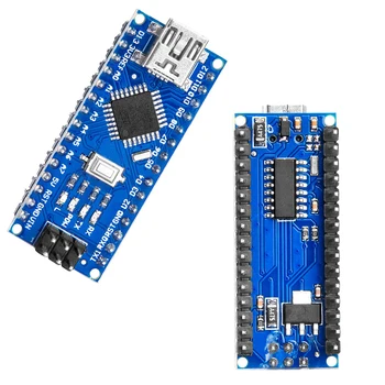 10buc Nano Mini USB Cu bootloader compatibil Nano 3.0 controler Pentru Arduino CH340 Driver USB Nano v3.0 16Mhz ATMEGA328P