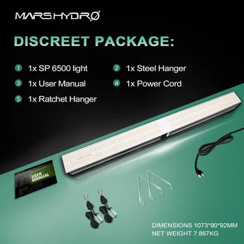 New Sosire! Marte Hidro SP 6500 LED-uri Cresc Light Samsung LM301B OsramLED Chips-uri de Plante de Interior pentru Legume Flori Comercial în Creștere
