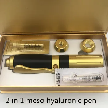2019 Nou de Înaltă Presiune Hialuronic Pen 2 in 1 hialuronic Stilou injector Pentru Anti-Rid de Ridicare Buze hialuronic arma 0,3 ml &de 0,5 ml cap