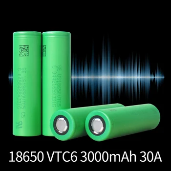 VTC6 baterie 18650 3.7 V 3000mAh baterie reîncărcabilă Li-ion Baterie 30A de Descărcare de gestiune de Mare putere baterie instrumente lanterna baterie cu Litiu