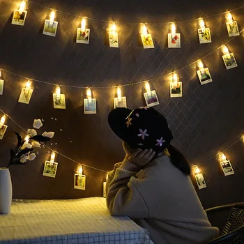 1.5 m 10 LED-uri Nunta, Petrecere de Aniversare Decor Garland Garland Card Foto Clip Șir Led Lumini de Basm de Crăciun, de Anul Nou Decor