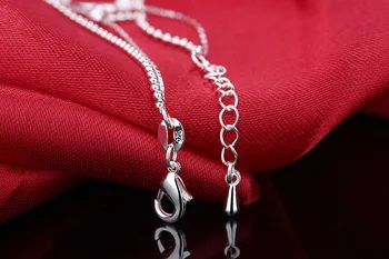 MEEKCAT Moda Argint 925 Lant Dublu Brățări Pentru Femei Partid Inima Margele brățară pentru Gleznă-Picior de Bijuterii Fată Drăguță de Cadou