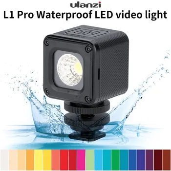 Ulanzi L1 Pro 10m sub apă Video cu LED-uri Lumina Impermeabil Estompat LED Lampa Video pentru Nikon Canon GOPRO Camere de Actiune SJCAM