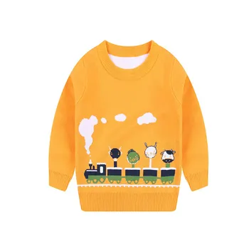 Sărituri de Metri Băieți Pulovere cu Tractoare de Moda Drăguț pentru Copii de Toamna si Iarna cu Maneca Lunga Bluze Copii Baieti