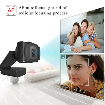 A870 Full HD 1080P Computer din Rețea Webcam 2MP USB2.0 Camera Web Cu Microfon Auto-Focus Pentru Video Conferinte Web Live Clasă On-Line