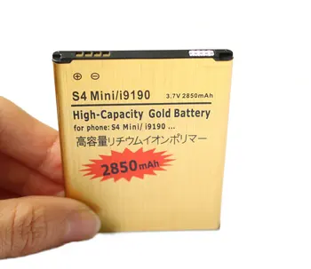 10buc/lot 2850mAh B500BE B500AE Aur Li-ion Acumulator de schimb Pentru Samsung Galaxy S4 S 4 IV mini I9190 I9192 I9195 I9198