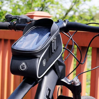 Roata Bicicleta Ghidon Coș Husă Suport Mobil Sac de Ciclism MTB Head Tube Touchscreen Telefon Mobil Caz Accesorii pentru Biciclete