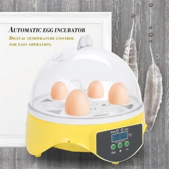 7 Ouă Capacitate de Pui Ouă de Pasăre Incubator de Ouă Raft Tava Automată de Control Inteligent de Prepelita Papagal Incubare Instrument UE Plug
