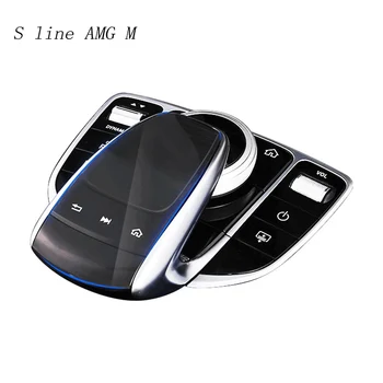 Auto styling Viteza centrul de control al mouse-capac transparent pentru Mercedes-Benz GLC E C-class W213 W205 Scrierii de mână mouse-ul filmului