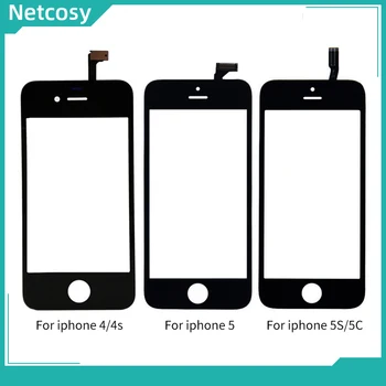 Netcosy Ecran Tactil Digitizer Fata Panou Tactil Lentilă de Sticlă pentru iPhone 4 4s 5 5s 5c cu TouchScreen, Piese de schimb si Unelte