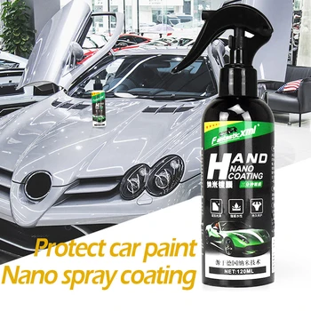 120ml Masina Ceramice Spray Ceara Strat de Top Coat Rapid Nano-acoperire de Pulverizare Auto Ceara Auto Nano Acoperire prin Pulverizare Agent Masina Detaliază
