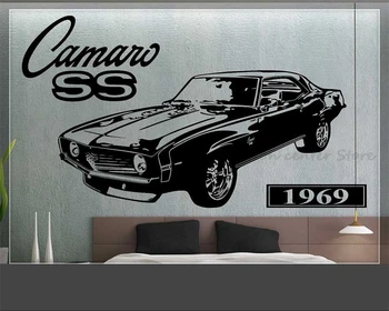 1969 Chevrolet Supercar Vinil Autocolant Autocolant Perete Teen Masina Sport Hobby de Familie Dormitor Decor Sticker Mural 2CE34