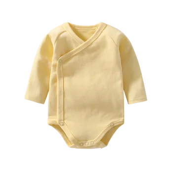 Fetita Onesie Costume Maneca Lunga Body pentru nou-Nascuti Corp din Bumbac pentru Copii Copil Băiat Gemeni Haine Albe Haine pentru Copii