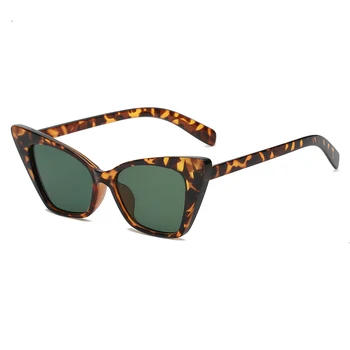 2021 Noua Moda Ochi de Pisică ochelari de Soare Femei Bărbați Vintage de Lux Leopard Negru Stil PC Obiectiv Cadru Tendință de Calitate Plaja ochelari de Soare