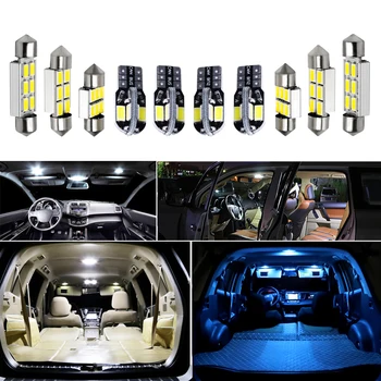10x Canbus fara Eroare LED-uri de iluminare Interioară Pachet Kit pentru 2019 2020 Subaru Outback Accesorii Auto Harta Dom Portbagaj Licență Lumina