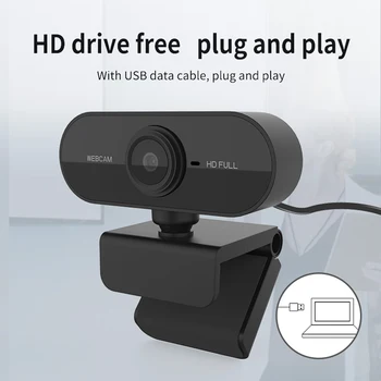 De înaltă Rezoluție 1080P Auto Focus camera web FHD Periferice de Calculator Camera Web Pentru PC, Laptop 360° USB Fps Built-in Microfon