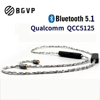 BGVP M2 Ture Căști fără Fir Bluetooth Cablul 5.1 APTX QCC5125 Chip AAC Singur Cristal de Cupru Placat cu Argint Adaptive de Codificare