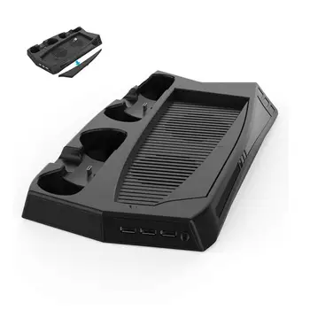 Consola de joc de Încărcare 2 Ventilatoare de Răcire de Bază Suport 3 Porturi USB Pentru PS5 Multifuncțional Încărcare Ventilatorului de Răcire Suport de Bază Pentru PS5